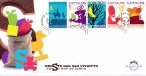 Luxe fdc Nederland Nvph nr. E684 blanco en met open klep