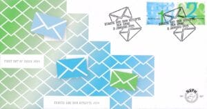 Luxe fdc Nederland Nvph nr. E687 blanco en met open klep