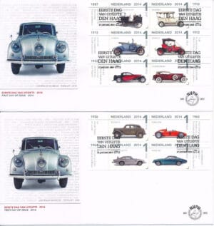 Luxe fdc Nederland NVPH nr. E690 blanco en met open klep