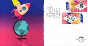 Luxe fdc Nederland NVPH nr. E710 blanco en met open klep