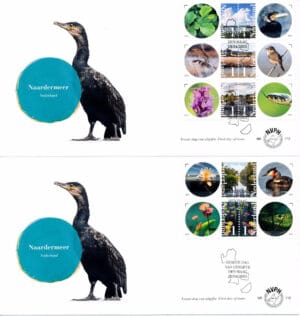 Luxe fdc Nederland NVPH nr. E712 blanco en met open klep