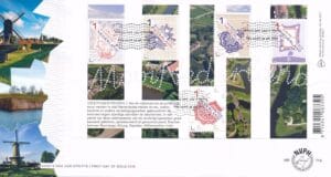 Luxe fdc Nederland NVPH nr. E714 blanco en met open klep