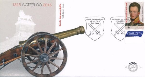 Luxe fdc Nederland NVPH nr. E716 blanco en met open klep