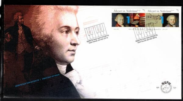 Luxe fdc Nederland NVPH nr. FDC E731 blanco en met open klep