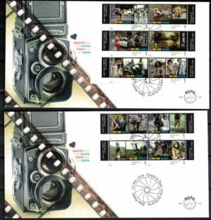 Luxe fdc Nederland NVPH nr. E732 (2) blanco en met open klep
