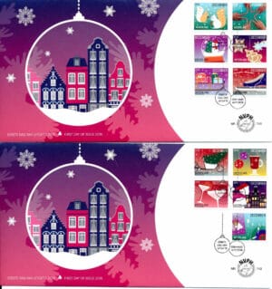 Luxe fdc Nederland NVPH nr. E743 blanco en met open klep
