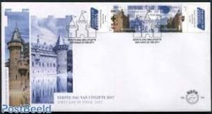 Luxe fdc Nederland NVPH nr. E746 blanco en met open klep