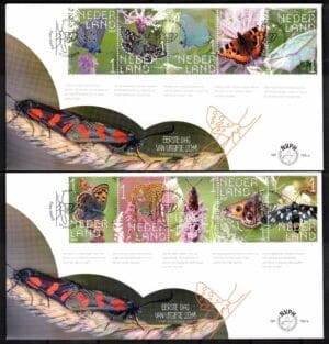 Luxe fdc Nederland NVPH nr. E788 (2) blanco en met open klep