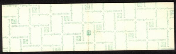 Postzegelboekje Nederland nr. 7b met telblok