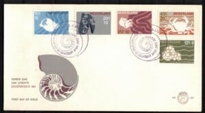 Luxe fdc Nederland NVPH nr. E83 blanco en met open klep
