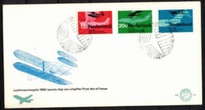 Luxe fdc Nederland NVPH nr. E92 blanco en met open klep