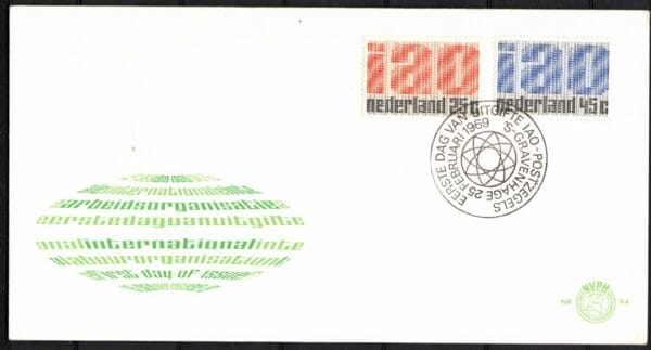 Luxe fdc Nederland Nvph nr.94.Blanco en met open klep
