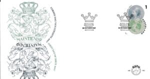 Luxe fdc Nederland NVPH nr. E760 blanco en met open klep