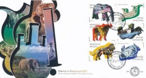 Luxe fdc Nederland NVPH nr. E651 blanco en met open klep
