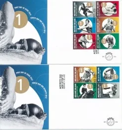 Luxe fdc Nederland NVPH nr. E654 (2) blanco en met open klep