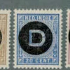 Dienstzegels Ned.Indië NVPH nrs. D1-D7 postfris met certificaat NKD