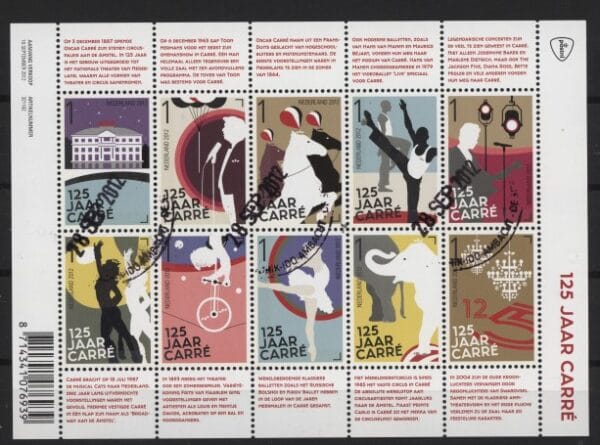 Frankeerzegels Nederland NVPH nr. V2979-2988 gestempeld