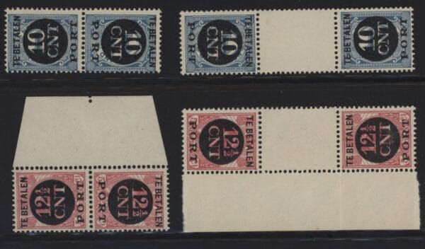 Port Nederland NVPH nrs. P67a-P68b postfris