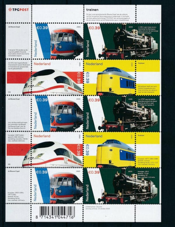 Frankeerzegels Nederland NVPH nrs V2366-2369 postfris