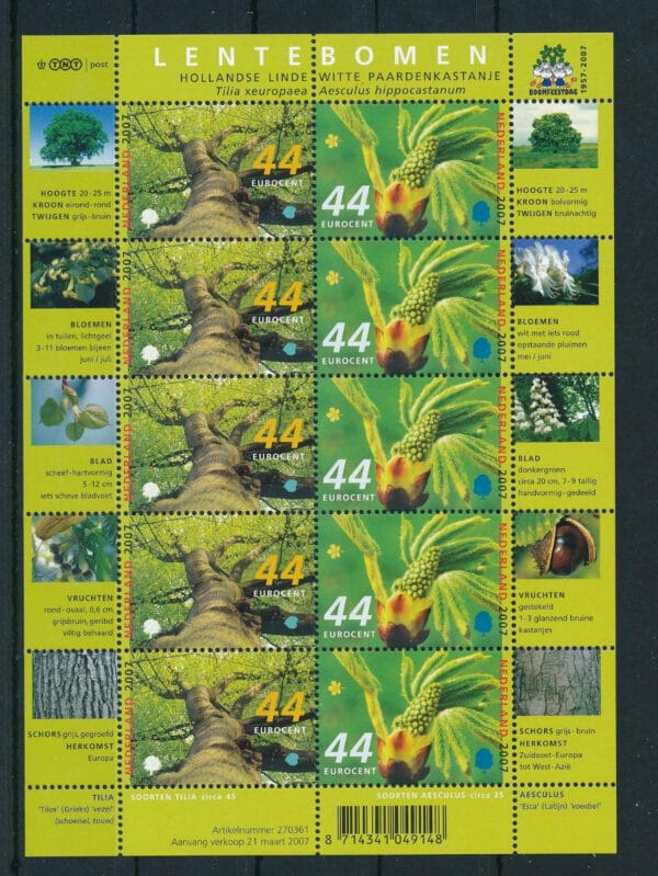 Frankeerzegels Nederland NVPH nr. V2493-2494 postfris