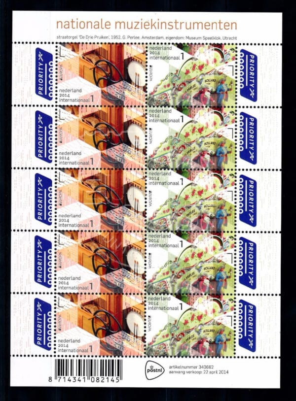 Frankeerzegels Nederland NVPH nr. V3173-3174 postfris