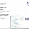 LUXE FDC Nederland Nvph nr.E40. Onbeschreven,open klep en met cert.H.Vleeming - Afbeelding 2