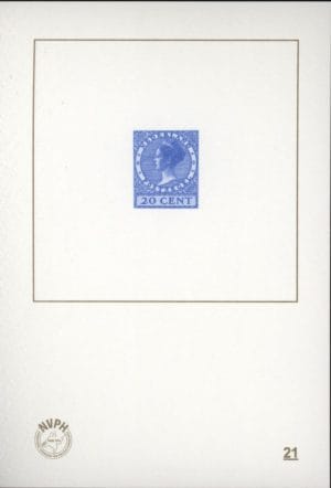 NVPH Blauwdruk nr. 21