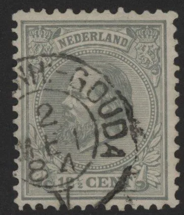 Frankeerzegel Nederland NVPH nr. 22 gestempeld (iii)