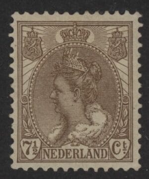 Frankeerzegel Nederland NVPH nr. 61D ongebruikt
