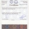 Frankeerzegels Curaçao NVPH nrs. 35-41 postfris met NKD certificaat - Afbeelding 2