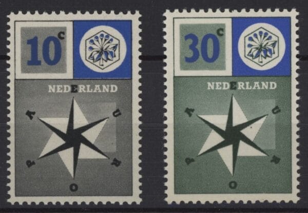 Frankeerzegels Nederland NVPH nrs. 700-701 postfris