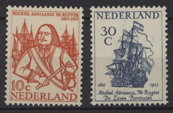 Frankeerzegels Nederland NVPH nrs. 693-694 postfris