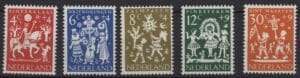 Frankeerserie Nederland NVPH nrs. 759-763 postfris