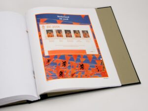 Luxe bladen Nederland EK zegels 08 (eerste 4 velletjes)