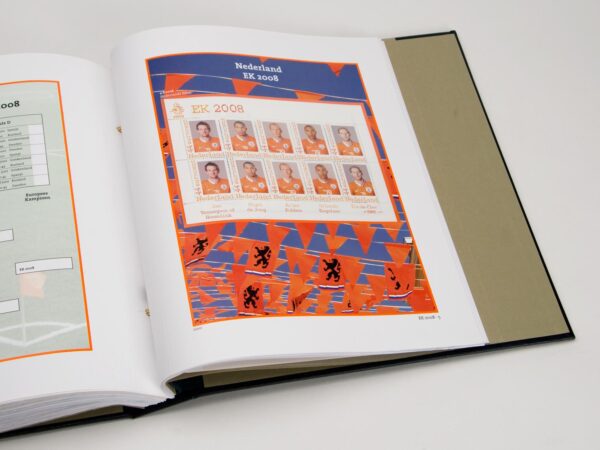Luxe bladen Nederland EK zegels 08 (5e velletje)