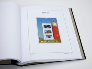 Luxe bladen Nederland Pers. Postzegel PVV Velletjes van 3 (per 5)