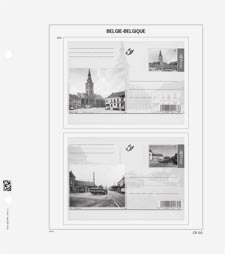 Luxe bladen Belgie speciale briefkaarten