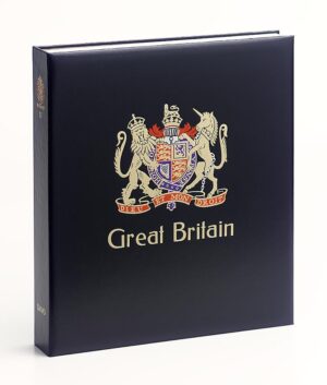 Luxe band postzegelalbum Gr.Britannie VIII