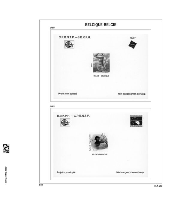Luxe supplement Belgie NA35+NA36 (2023)
