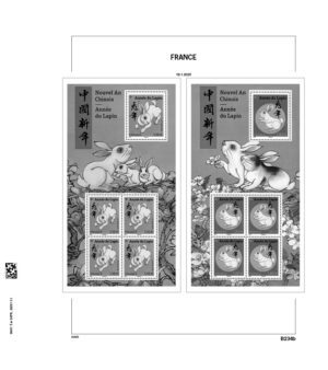 Luxe supplement Frankrijk blokken extra (1E-1) 2023