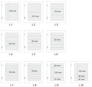 Davo mappen L Assorti (per 10)