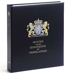 Luxe muntalbum Kon. Beatrix (zw/w)