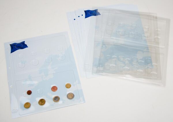 Mappen voor het Euro album (per 6)