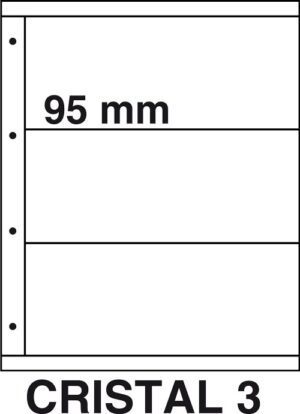 Kosmos insteekbladen Cristal 3 (per 5)