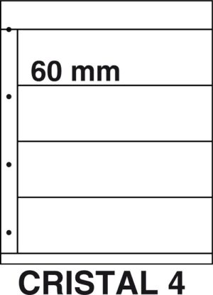 Kosmos insteekbladen Cristal 4 (per 5)