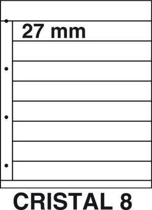 Kosmos insteekbladen Cristal 8 (per 5)
