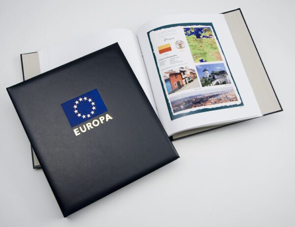 Luxe postzegelalbum Capitales Européennes 2002-2024