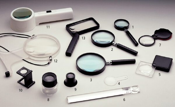 Pocketloupe dubbel focus (7), per stuk