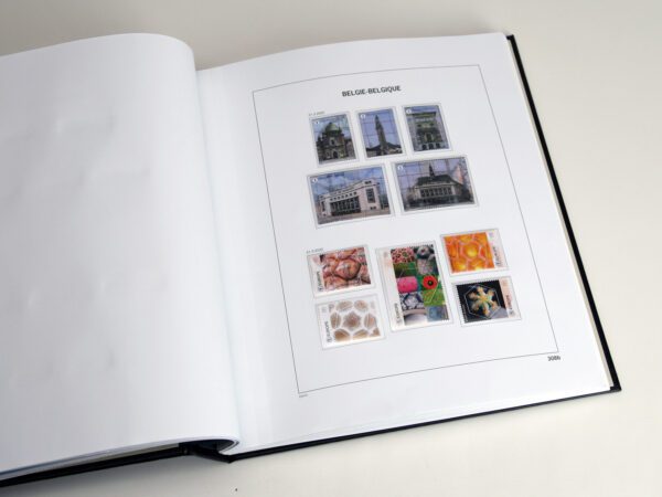 Luxe supplement Belgie zegels uit blokken 2022