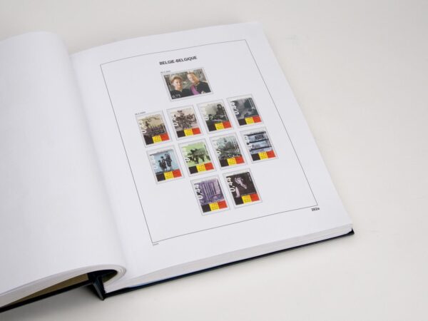 Luxe supplement Belgie zegels uit blokken 2015